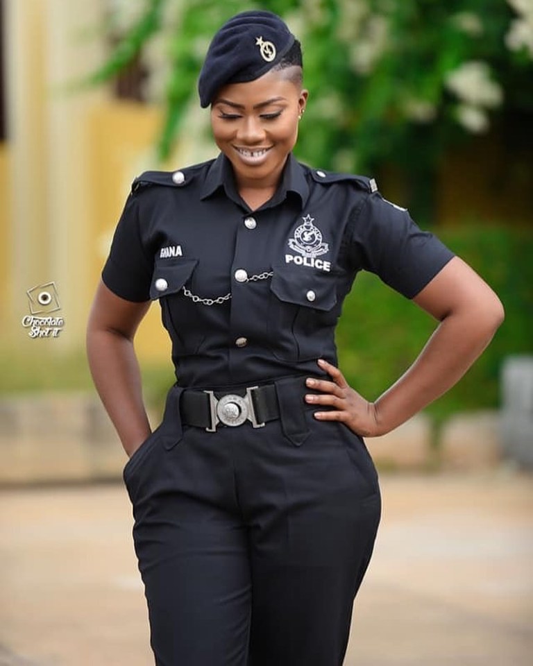 Beautiful Female Police Officer Queen Maya Sets The Internet Ablaze